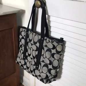 Large Coach tote bag
